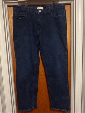 Calvin Klein Men’s Dark Navy Slim Straight Jeans Sz 36x30